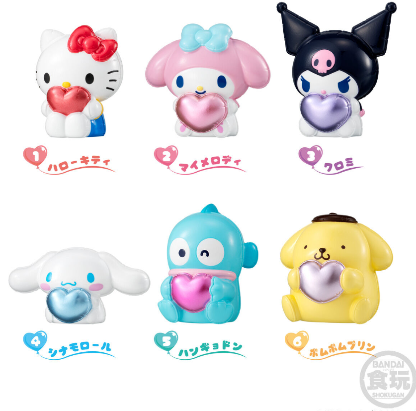 ぷっくりバルーンマスコットサンリオいつからいつまで?値段・種類・商品詳細まとめ